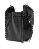 Radja large studded bucket bag