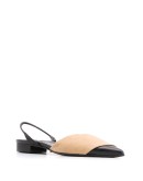 pointed slingback ballerina shoes