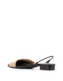 pointed slingback ballerina shoes