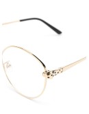 Panthere round-frame glasses
