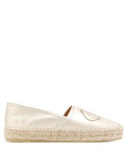 embroidered logo espadrilles