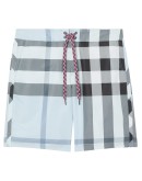 check swim shorts
