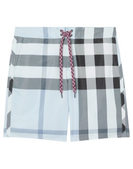 check swim shorts