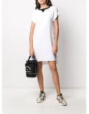 Address print bucket bag