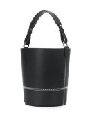 Address print bucket bag