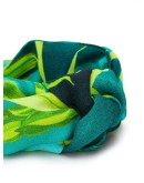 leaf print hair accessory