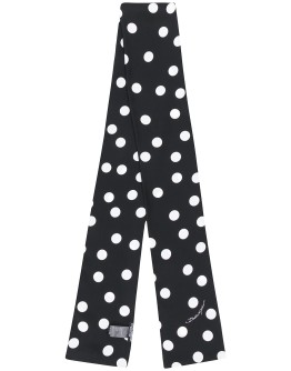 polka dot print stole