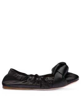 knot detail ballerina shoes