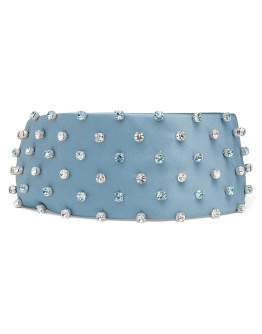 crystal-embellished elasticated headband