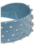 crystal-embellished elasticated headband