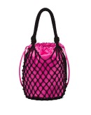 mesh bucket bag