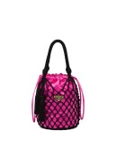 mesh bucket bag