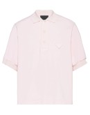 logo-patch polo shirt