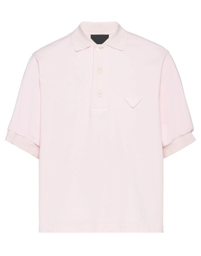 logo-patch polo shirt
