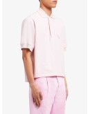 logo-patch polo shirt