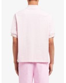 logo-patch polo shirt