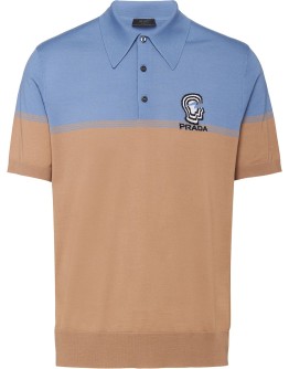knitted polo shirt