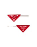 triangle logo hair clips