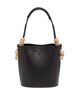 leather bucket bag 
