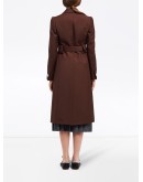 double-breasted belted coat