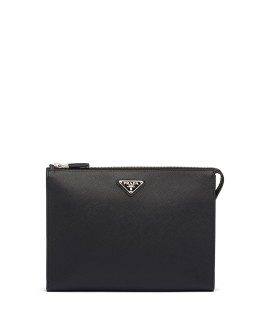logo plaque pouch