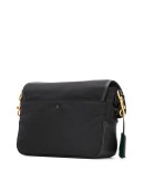 logo patch satchel bag