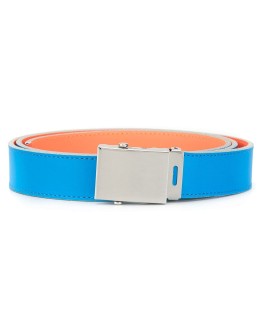 colour block buckled belt