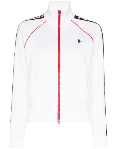 zip-up logo-print track jacket 
