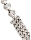 crystal-fringe drop earrings
