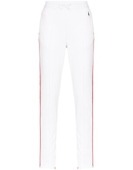 logo-striped track pants