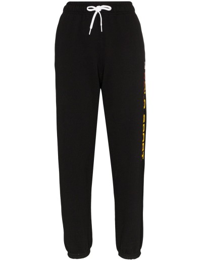 logo-print track pants