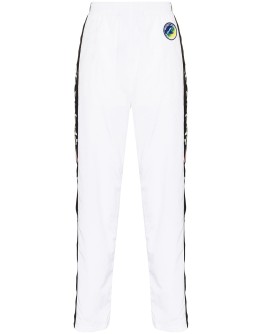 sport logo tape trackpants