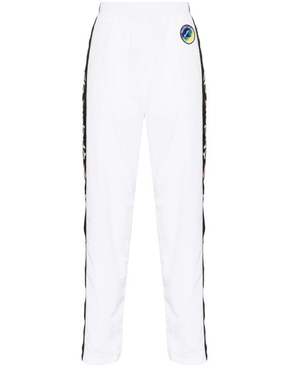 sport logo tape trackpants