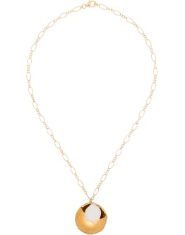 24K gold-plated The Jaja pearl necklace