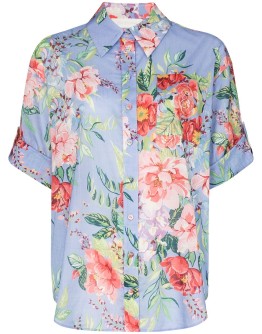 Juliette floral-print cotton shirt