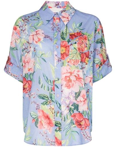 Juliette floral-print cotton shirt