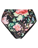 Bellitude floral high-waisted bikini bottoms