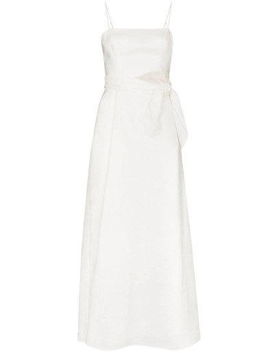 Amelie tie waist midi dress