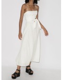 Amelie tie waist midi dress