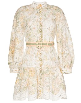 Amelie floral-print mini dress
