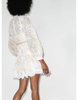 Amelie floral-print mini dress