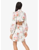 Bellitude floral-print cutout mini dress