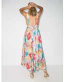 Bells floral-print maxi dress
