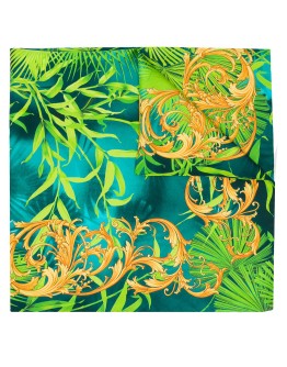 Baroque palm print scarf