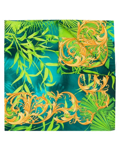 Baroque palm print scarf