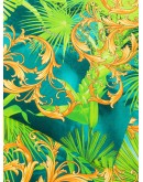 Baroque palm print scarf