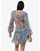 Bellitude cutout floral-print dress