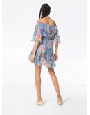 Prima floral-print mini dress