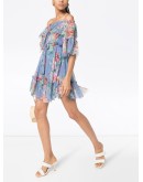 Prima floral-print mini dress