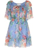 Prima floral-print mini dress